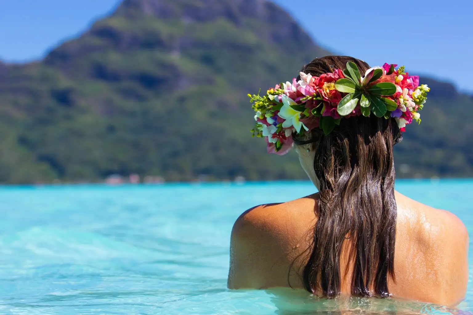 Snorkeling in Bora Bora lagoon